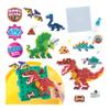 Aquabeads Dinosaur World - Arts & Crafts Kit for Kids Ages 4+ - Includes Over 1200 Shiny Beads, Layout Tray, Sprayer, Creation Display, Design Pegs, Keychain Accessories, and Template Sheet view 3