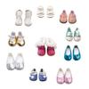 10 Pairs of 18-Inch Doll Shoes, BOSOIRSOU 2.75in Boots, Dance Shoes, Sandals, Casual Shoes, Canvas Shoes for 18" Dolls Accessories view 1