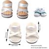 10 Pairs of 18-Inch Doll Shoes, BOSOIRSOU 2.75in Boots, Dance Shoes, Sandals, Casual Shoes, Canvas Shoes for 18" Dolls Accessories view 2