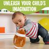 Playbees Baby Football Plush Rattle - Baby Boy Stuff for Gifts, Toddler Football Toys, Baby Rattles & Plush Rings, Engaging Learning for Boys and Girls - Ages 0-36 Months view 4