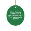 Home Science Experiment is not a Hobby. It's a Post. Oval Ornament, Home Science Experiments Present from, Love for Friends, Gifts for science lovers, Science experiment kits, Fun science view 1