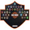 Harley-Davidson Bar & Shield Poker Chip Collector's Magnetic Frame 48 Count view 1