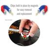 Harley-Davidson Bar & Shield Poker Chip Collector's Magnetic Frame 48 Count view 3