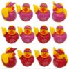 Cool Holiday Rubber I Love You Ducks (2") Standard Size. Pink and Purple. (12 Pack) Cute Duck Bath Tub Pool Toys. ( Valentine's Day Rubber Ducks)  view 1