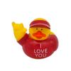 Cool Holiday Rubber I Love You Ducks (2") Standard Size. Pink and Purple. (12 Pack) Cute Duck Bath Tub Pool Toys. ( Valentine's Day Rubber Ducks)  view 3