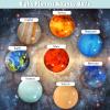 Pllieay 16PCS Solar System for Kids, Solar System Planets Toys - Eight Planets Bouncy Balls+Planetary Flashcards for Kids Party Favors, Educational Space Toys view 2
