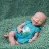 DangTpor 16" Realistic Newborn Silicone Baby Doll - 4.4 Lbs, 3D Painted Skin, Visible Veins, Weighted Sleeping Girl view 4