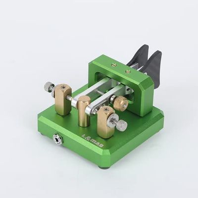 1 PCS Morse code double paddle automatic key shortwave CW transmitter HAM Replacement (green)