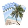 Brian Bula Tropical Palm Tree and Ocean Playing Cards view 1
