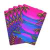 Brian Bula Pop Art Tropical Palm Tree and Ocean Playing Cards view 1
