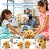 TEUVO Pet Care Playset Robot Dog Toys for Kids, 12Pcs Kids Vet Playset Toys Veterinarian Kit Doctor Kit & Interactive Electric Dog Plush & Cage Pretend Play Gifts for Girls Toddlers 3 4 5 6 7 Year Old view 4