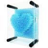 3D Pin Art Sensory Toy Size 5x3.7 Inches Needles Pin Impression Toy Intellectual Fun Rainbow Toys, Lightblue view 1