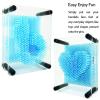 3D Pin Art Sensory Toy Size 5x3.7 Inches Needles Pin Impression Toy Intellectual Fun Rainbow Toys, Lightblue view 2