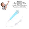 Microphone For Kids,Kids Wired Microphone,Kids Microphones For Singing 3.5mm Plug Low Distortion Portable Kids Microphone Music Children Singing Mic for Karaoke Family Party Home Machine (Blue) view 3
