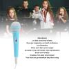 Microphone For Kids,Kids Wired Microphone,Kids Microphones For Singing 3.5mm Plug Low Distortion Portable Kids Microphone Music Children Singing Mic for Karaoke Family Party Home Machine (Blue) view 4