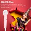 Akozon Wired Microphone Kids Plug in Microphone 3.5mm Plug Low Distortion Portable Toy Music Children Singing Mic for Karaoke Family Party Blue Home Machine (Pink) view 2