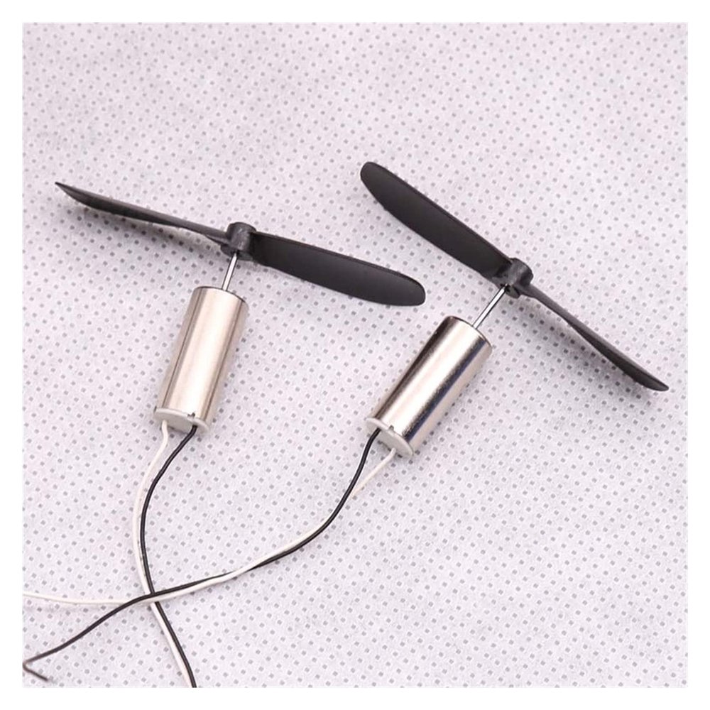 2pcs Motor + 2pcs Propeller/multi-axis Quadcopter Motor (1 Pair) Small Glider 716 Coreless Super High-speed Coreless Motor