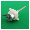 1pcs 300 1-6V White Round Micro Reducer Gearbox Solar Motor Silent And Stable Long Axis 65mm Hobby DIY Small Solar Model view 2