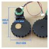 12V 100mA Plastic Gearbox Coding Speed Gear Motor Wheel Pair Of Gear Motors view 4
