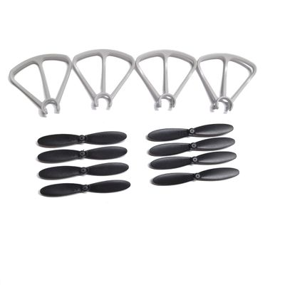 ABZEKH Drone Accessories for 4DRC for MINI for RC Drone for V9 for 4D-V9 for Quadcopter Parts Propeller Blades Maple Leaf Protection Guard Motors Engines (Color : Burgundy)