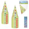 Unique Bluey Birthday Party Supplies Bundle Pack includes Party Cone Hats and 1 Dinosaur Sticker Sheet - 16 Hats view 1