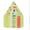 Unique Bluey Birthday Party Supplies Bundle Pack includes Party Cone Hats and 1 Dinosaur Sticker Sheet - 16 Hats view 2
