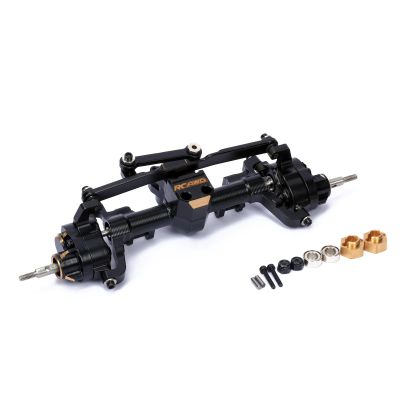 RCAWD New Edition Brass SCX24 Front Portal Axle Increase Weight for Axial 1/24 SCX24 Upgrade Parts