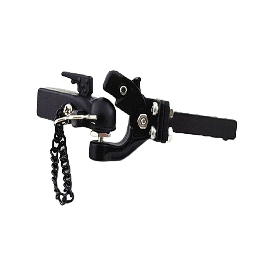 1/10 Metal Hitch Trailer Tow Hook Receiver Kit Replacement Parts Tool for Traxxas TRX4 1/10 RC Crawler