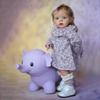 Pinky Realistic Look Reborn Baby Dolls 24 inch 61cm Lifelike Newborn Baby Doll Silicone Adorable Toddler Doll Toy view 1