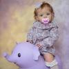 Pinky Realistic Look Reborn Baby Dolls 24 inch 61cm Lifelike Newborn Baby Doll Silicone Adorable Toddler Doll Toy view 4