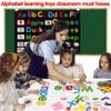 Craftstory 130 Pcs Alphabet Learning Toys Letters-Felt Montessori Board for Toddlers with Flashcards Preschool Phonics Vocabulary Activities Educational Toys for 3 Year Old view 2