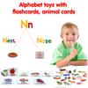 Craftstory 130 Pcs Alphabet Learning Toys Letters-Felt Montessori Board for Toddlers with Flashcards Preschool Phonics Vocabulary Activities Educational Toys for 3 Year Old view 4