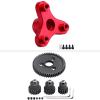 RC Spur Gear with Pinions Gear Set & RC Gearbox Slipper Clutch Eliminator (Red) for 1/10 Traxxas Slash 2WD Rustler Stampede VXL view 1