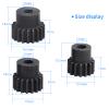 RC Spur Gear with Pinions Gear Set & RC Gearbox Slipper Clutch Eliminator (Red) for 1/10 Traxxas Slash 2WD Rustler Stampede VXL view 3