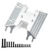 RC Car Gearbox Mount Base for Axial RC Crawler 1/18 UTB18 Capra Unlimited Trail Buggy RTR Upgrade Part Transmission Case (Silver Gearbox Holder) view 1