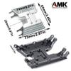 RC Car Gearbox Mount Base for Axial RC Crawler 1/18 UTB18 Capra Unlimited Trail Buggy RTR Upgrade Part Transmission Case (Silver Gearbox Holder) view 3