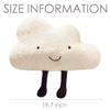 19.7 inch Cute Kawaii Cloud Stuffed Animal Plush Pillow Soft Hugging Body Pillow Novelty Squishy Anime Plushie Toy Gifts for Boys Girls Kids Valentine Christmas Birthday view 2