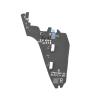 MOOKEENONE Drone Front Arm Landing Gear Antenna Board for DJI (FPV) view 4