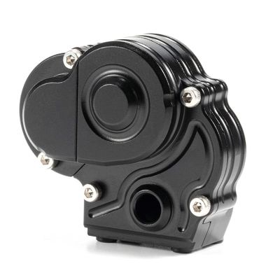 RC Car Gearbox for Axial RC Crawler 1/18 UTB18 Capra Unlimited Trail Buggy RTR Upgrade Part Transmission Case (Black Gearbox)