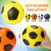 Jerify 4 Pcs 6.5 Inch Kids Foam Soccer Ball Mini Soft Foam Youth Soccer Ball for Kids Teens Adults Indoor Practice and Backyard Play Beach Swimming Pool Sport Sensory Stress Mini Gift view 2
