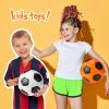 Jerify 4 Pcs 6.5 Inch Kids Foam Soccer Ball Mini Soft Foam Youth Soccer Ball for Kids Teens Adults Indoor Practice and Backyard Play Beach Swimming Pool Sport Sensory Stress Mini Gift view 3