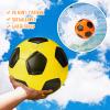 Jerify 4 Pcs 6.5 Inch Kids Foam Soccer Ball Mini Soft Foam Youth Soccer Ball for Kids Teens Adults Indoor Practice and Backyard Play Beach Swimming Pool Sport Sensory Stress Mini Gift view 4