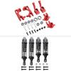 HobbyPark Front & Rear Shocks and Steering Blocks Caster Blocks Stub Axle Carriers for 1/10 Traxxas Slash 4x4 Upgrades view 1