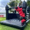 Black Inflatable Bounce House for Outdoor Halloween Decoration Party Backyard Wedding, PVC Halloween Inflatable Bounce House Castle for Kids with Blower(13FT*11.5FT*10FT) view 1