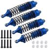 HobbyPark Full Metal Front & Rear Shocks and Aluminum Caster Blocks, Steering Blocks for 1/10 Traxxas Slash 4x4 view 3