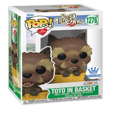 Funko The Wizard of Oz Toto in Basket Exclusive Pop Vinyl Figure 1276, Multicolor