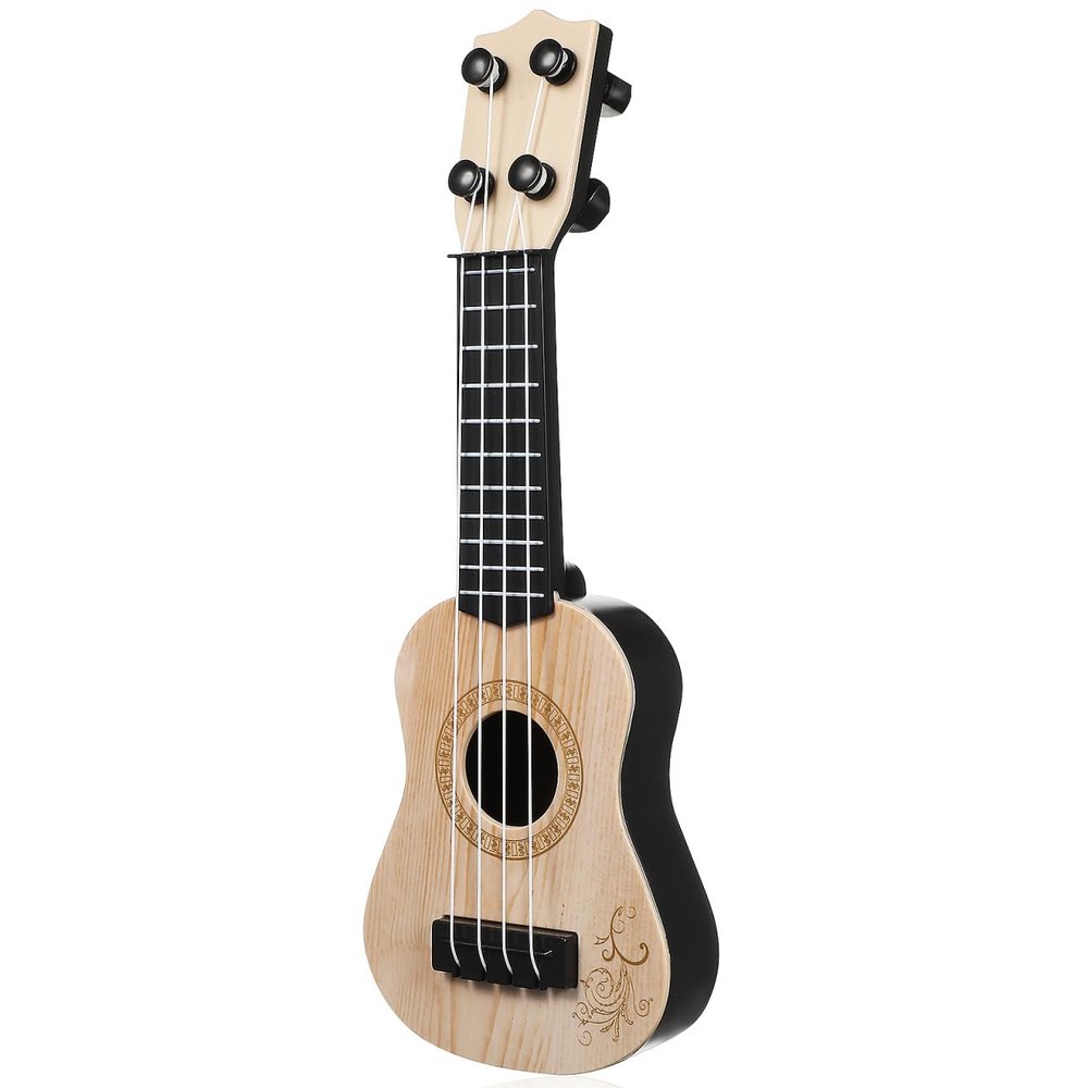 Toddmomy Toy Ukulele for Kids - 4 String Baby Guitar Toy Kids Ukulele Musical Instrument for Toddlers Beginners, Early Education