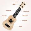 Toddmomy Toy Ukulele for Kids - 4 String Baby Guitar Toy Kids Ukulele Musical Instrument for Toddlers Beginners, Early Education view 2