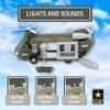 Lollipop United States Army Helicopter Toy, Military Rescue Copter w/Lights, Sound & Accessories, Soldier Transport Aircraft Model, 3+ view 2