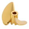 Ejoyous RC Boat Propeller, Aluminium Alloy 2 Blades Propeller RC Marine Prop Boat Accessories Fit for FeiLun FT016 FT007 FT012 FT009 FT011 FT010 FT016 (Yellow Y) view 1